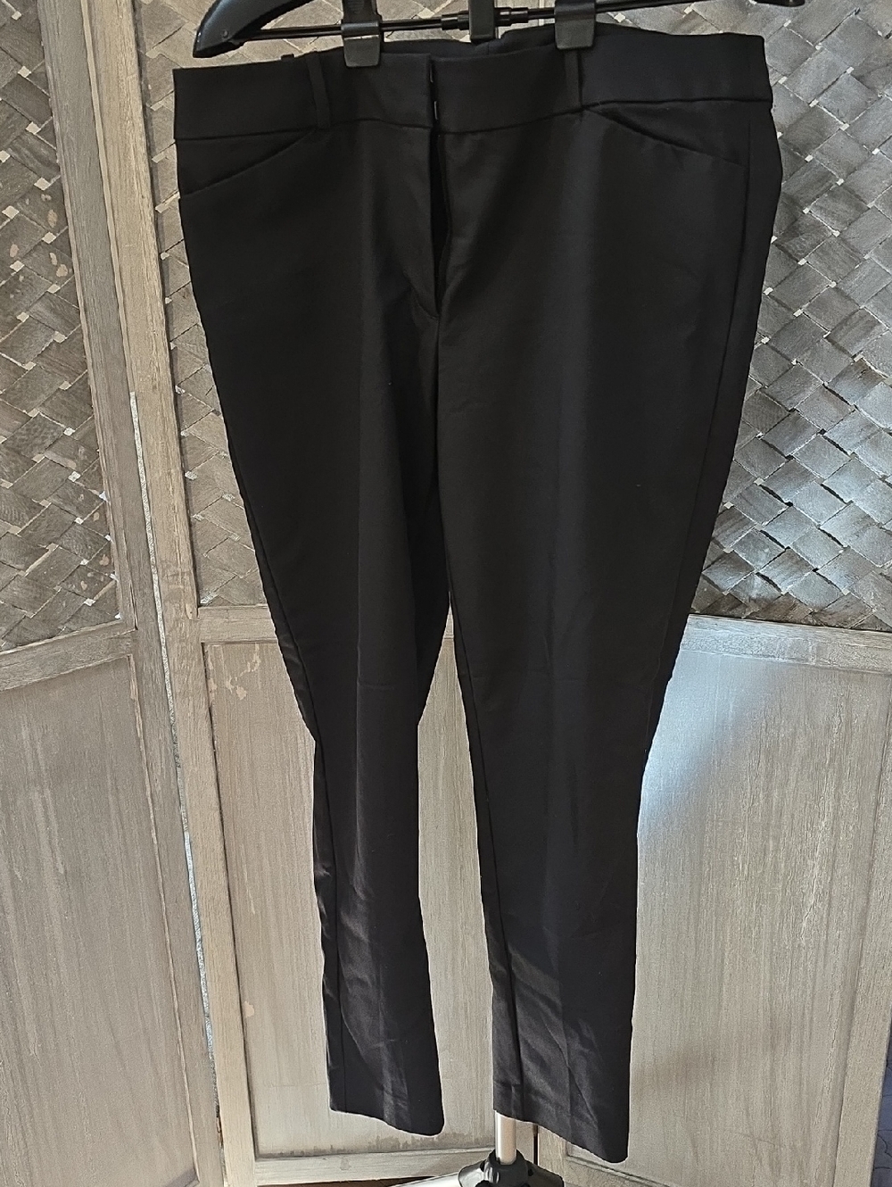 LOFT Black Straight-Leg Women's Pants Julie Fit Size 12